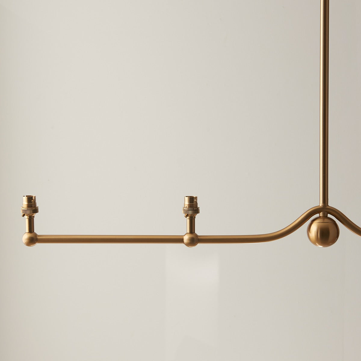 Santia 4 Light Pendant Light - Brushed Aged Brass