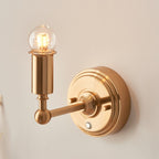 Barlow Rechargeable 1 Light Wall Light - Aged Brass