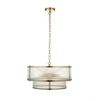 Ridgeton 5 Light Pendant Light - Antique Brass