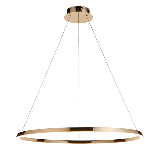 Staten 1 Light Pendant Light - French Gold Finish