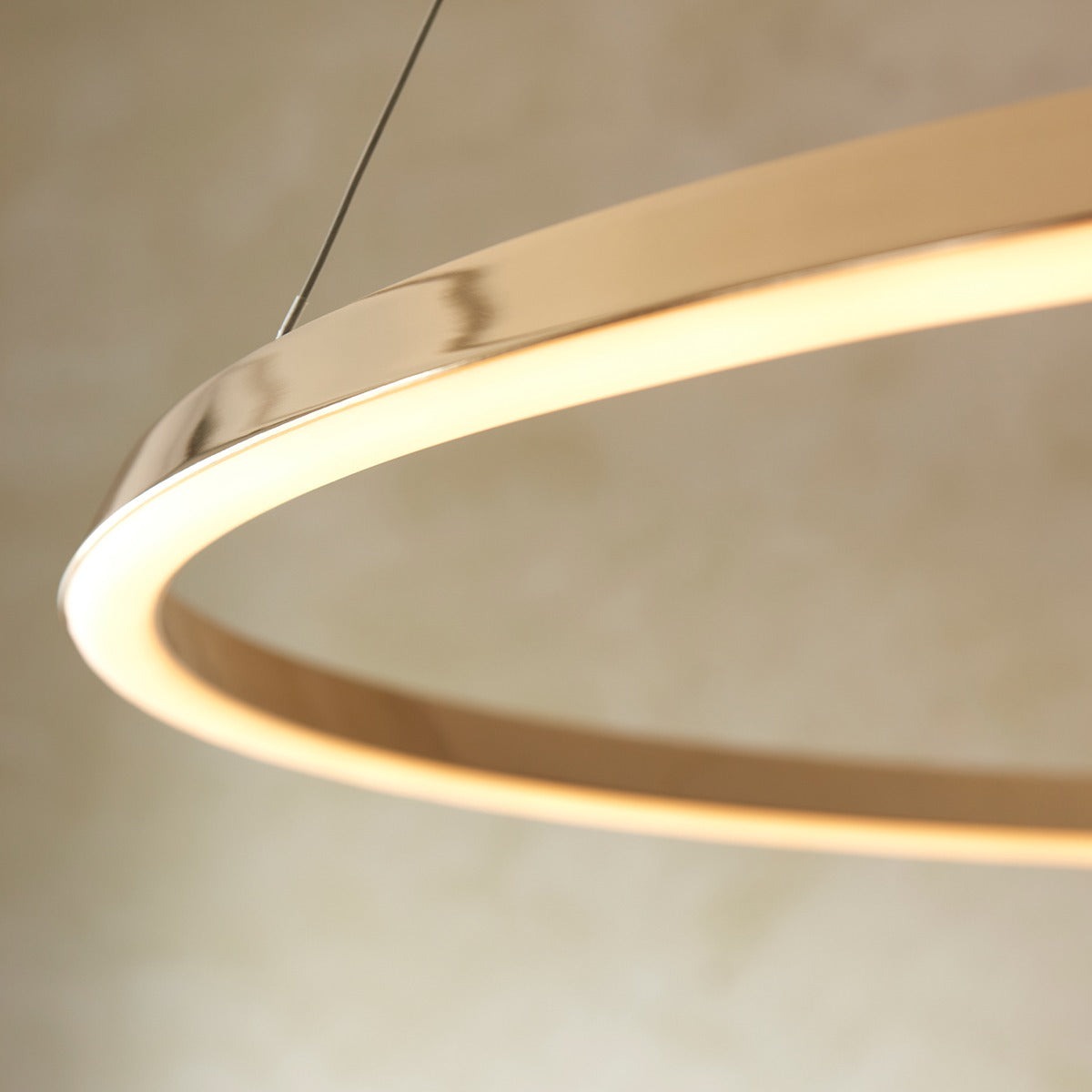 Staten 1 Light Pendant Light - French Gold Finish