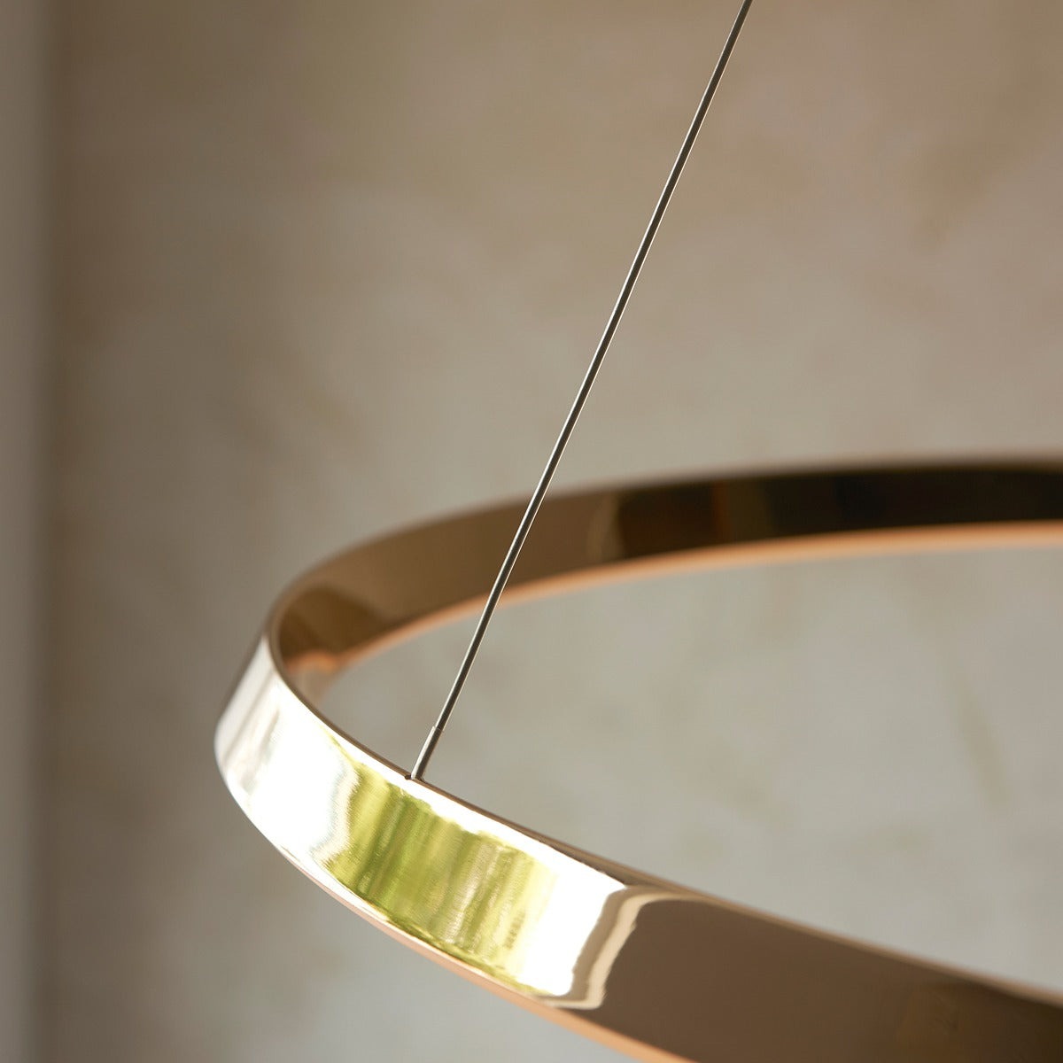 Staten 1 Light Pendant Light - French Gold Finish