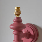 Aldeby Wall Light - Satin Pink Clay Paint