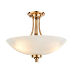 Welton 3 Ceiling Light - Brushed Aged Brass
