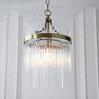 Mariana 1 Light Pendant Light - Antique Brass