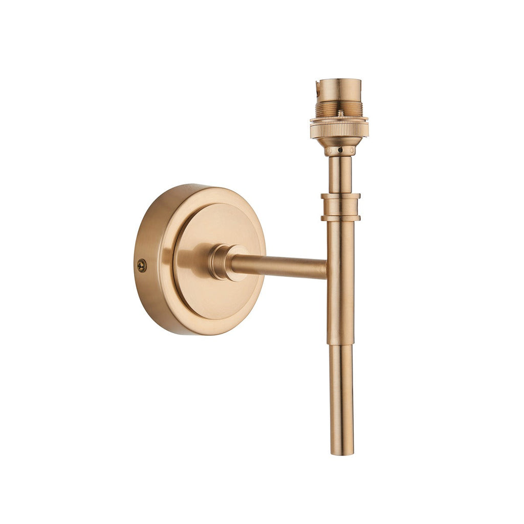 Chessington 1 Light Wall Light - Brushed Aged Brass