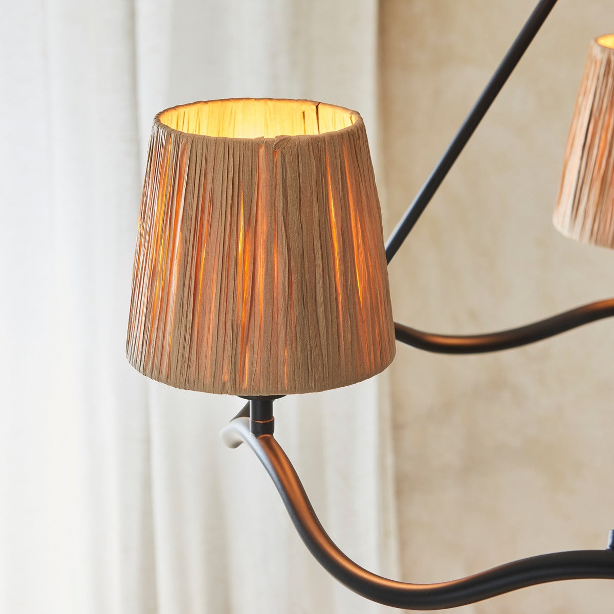 Wave 3 Pendant Light - Matt Black