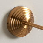 Obelisk T Bar Wall Light - Brushed Aged Brass
