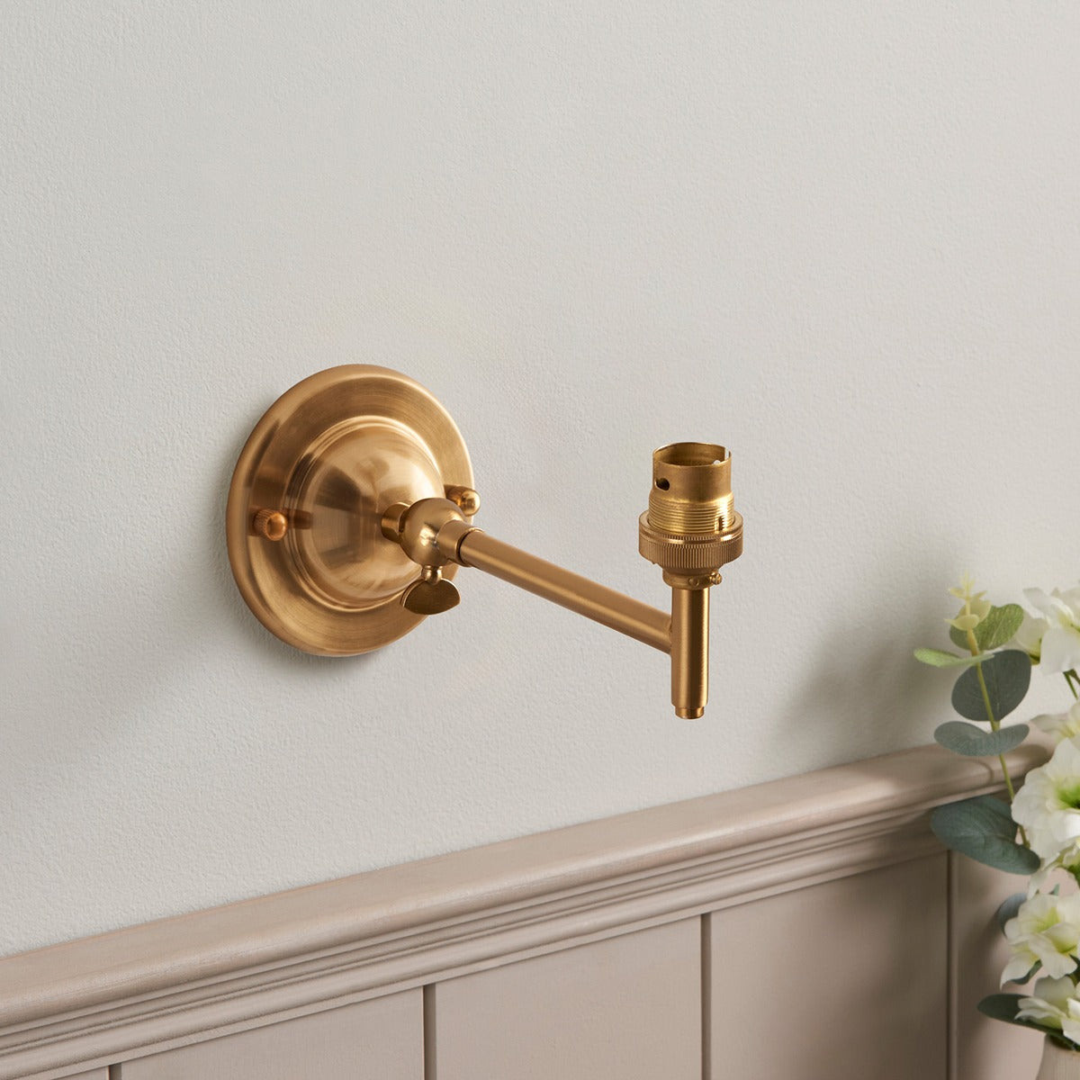 Dome Fold Wall Light - Brushed Aged Brass