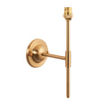 Dome T Bar Wall Light - Brushed Aged Brass
