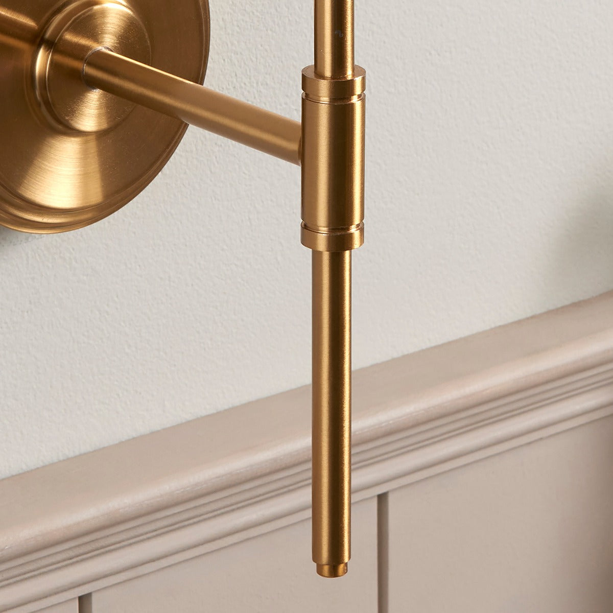 Step T Bar Wall Light - Brushed Aged Brass