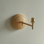 Wood Fold 1 Wall Light - Brushed Aged Brass