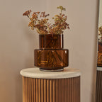 Cove - Warm Wood Ribbed Plinth