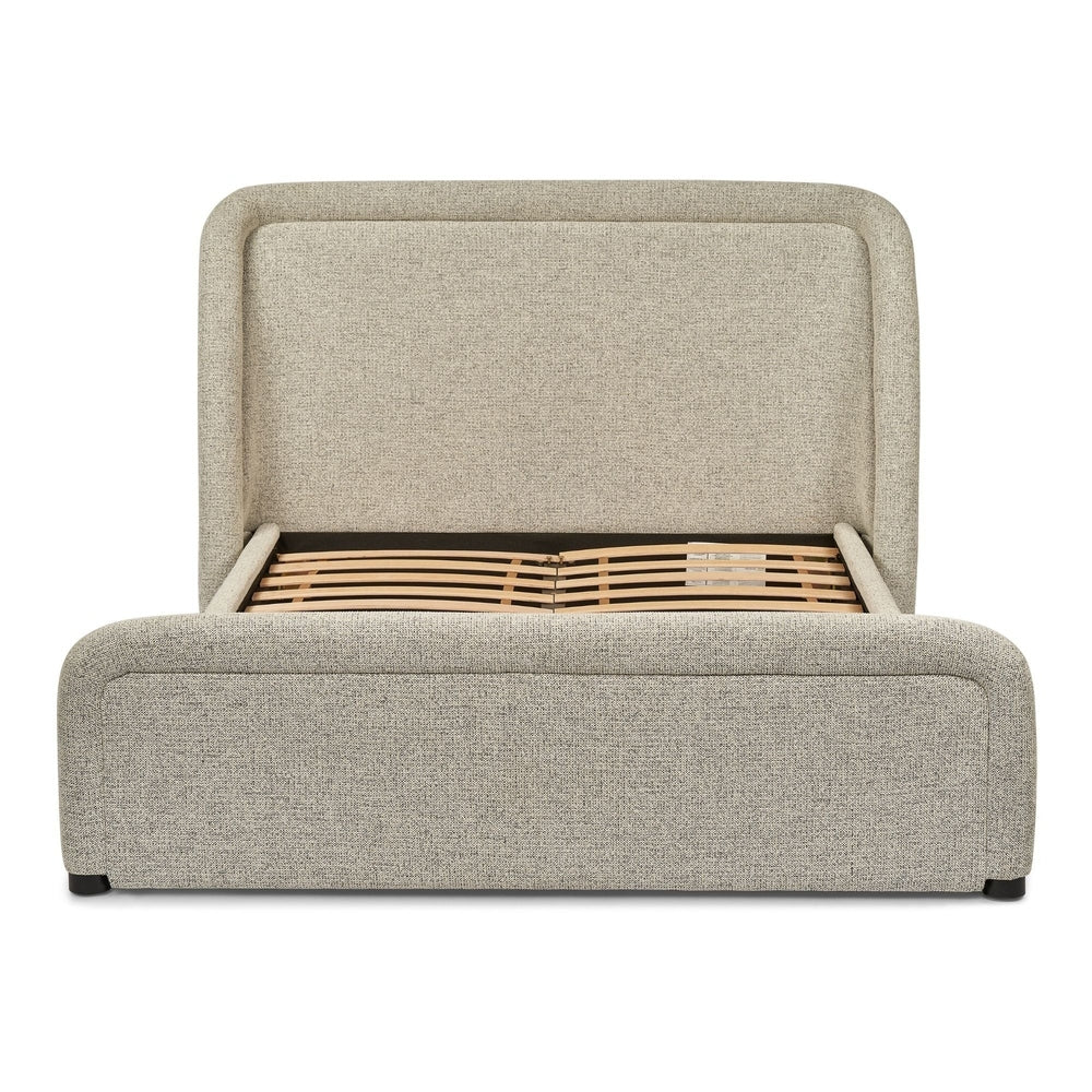 Calais King Size Bed - Colmer Silver Grain