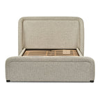 Calais King Size Bed - Colmer Silver Grain