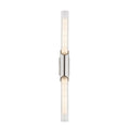 Pylon 2 Light Wall Sconce - Polished Nickel