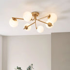 Aaron Ceiling Light - Brushed Aged Brass