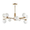 Aaron 10 Pendant Light - Brushed Aged Brass