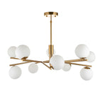 Aaron 10 Pendant Light - Brushed Aged Brass