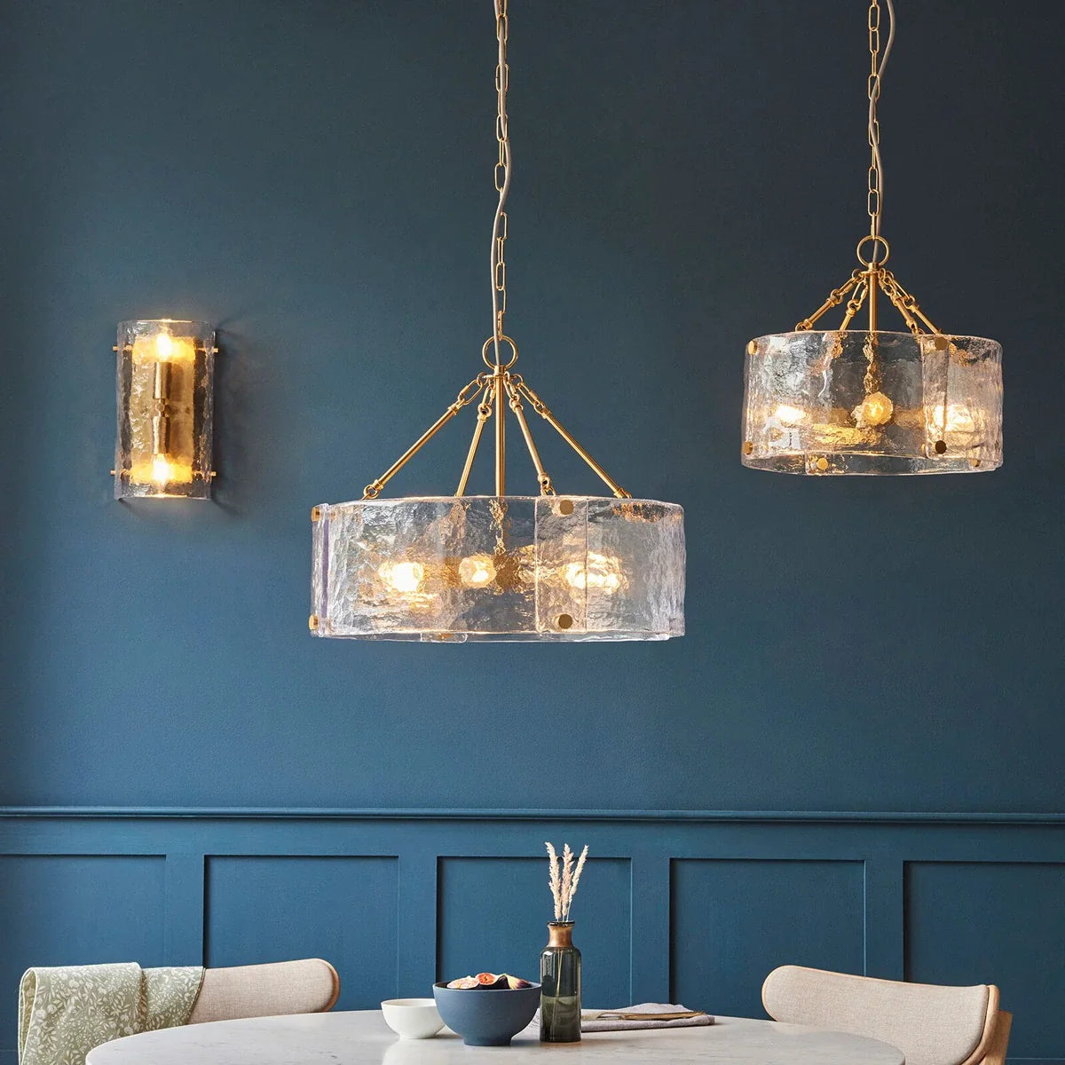Keller 4 Pendant Light - Brushed Aged Brass
