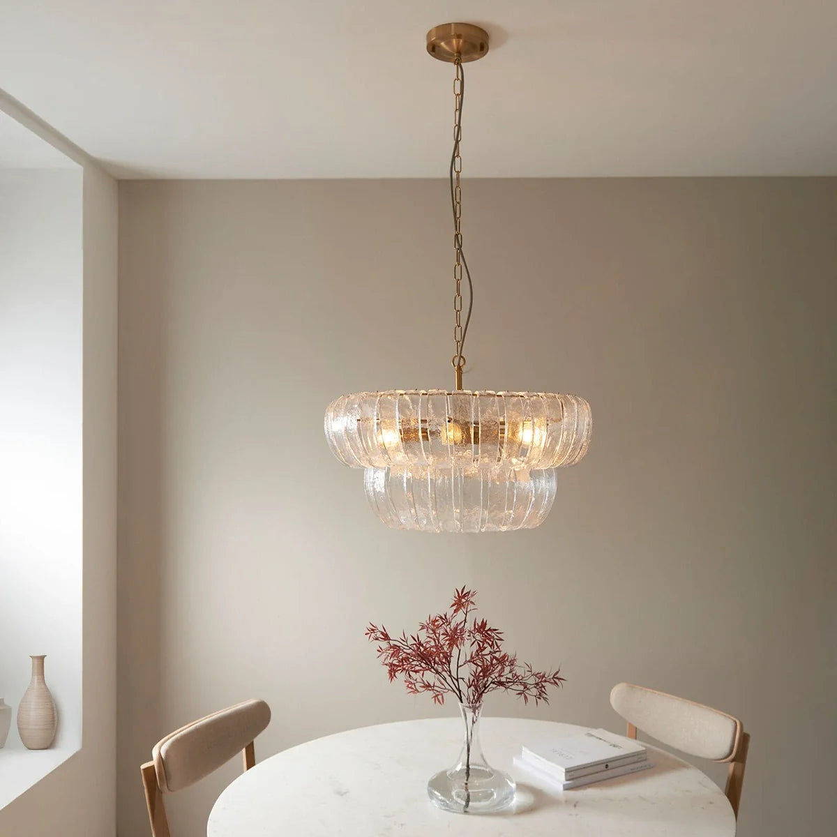 Montrose 6 Pendant Light - Brushed Aged Brass