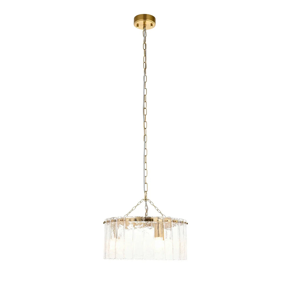 Karine 3 Pendant Light - Brushed Aged Brass