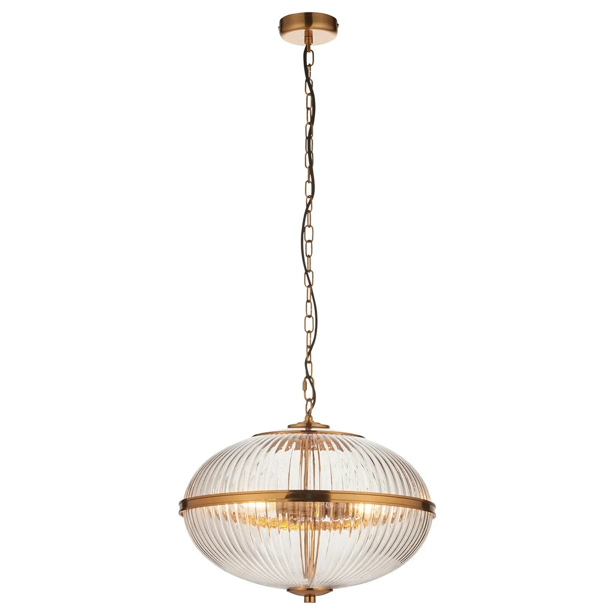 Somerset 3 Pendant Light - Vintage Brass