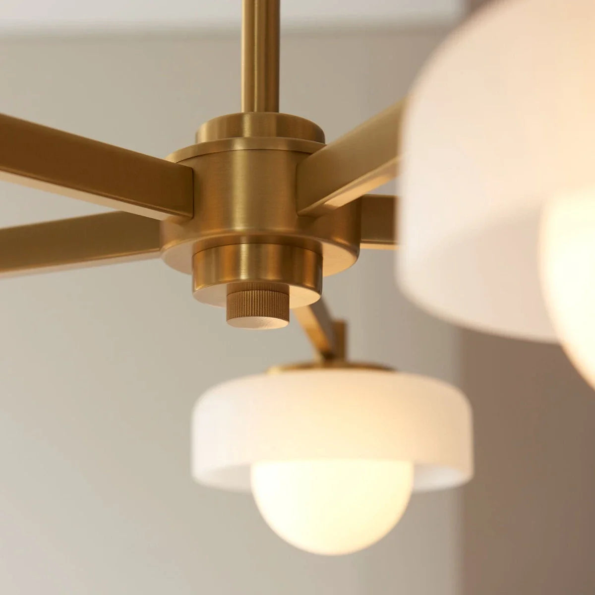 Boss 5 Pendant Light - Brushed Aged Brass