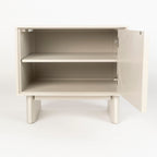 Twin Side Table / Bedside Table - Beige