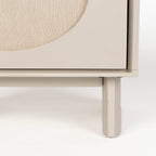 Twin Side Table / Bedside Table - Beige