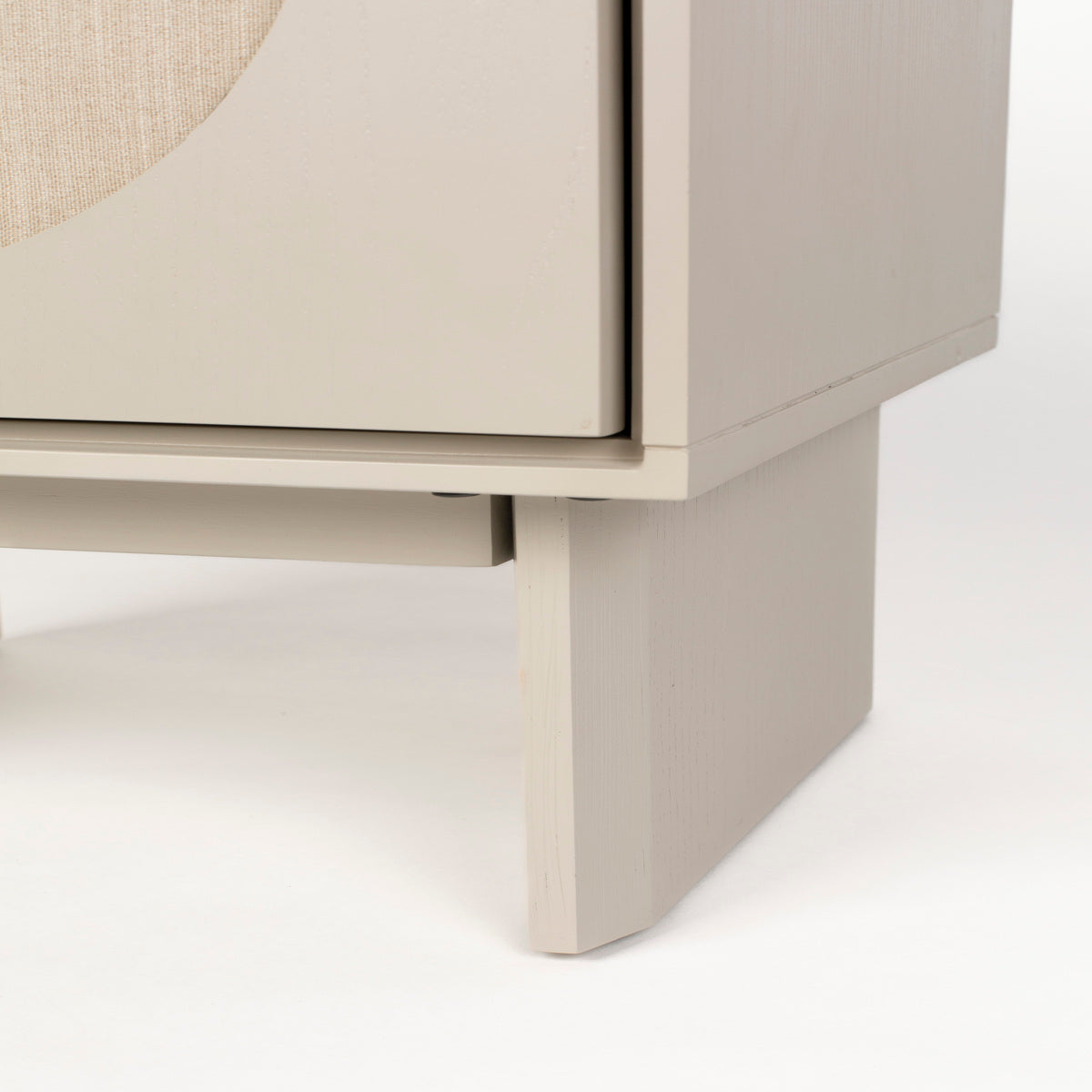 Twin Side Table / Bedside Table - Beige
