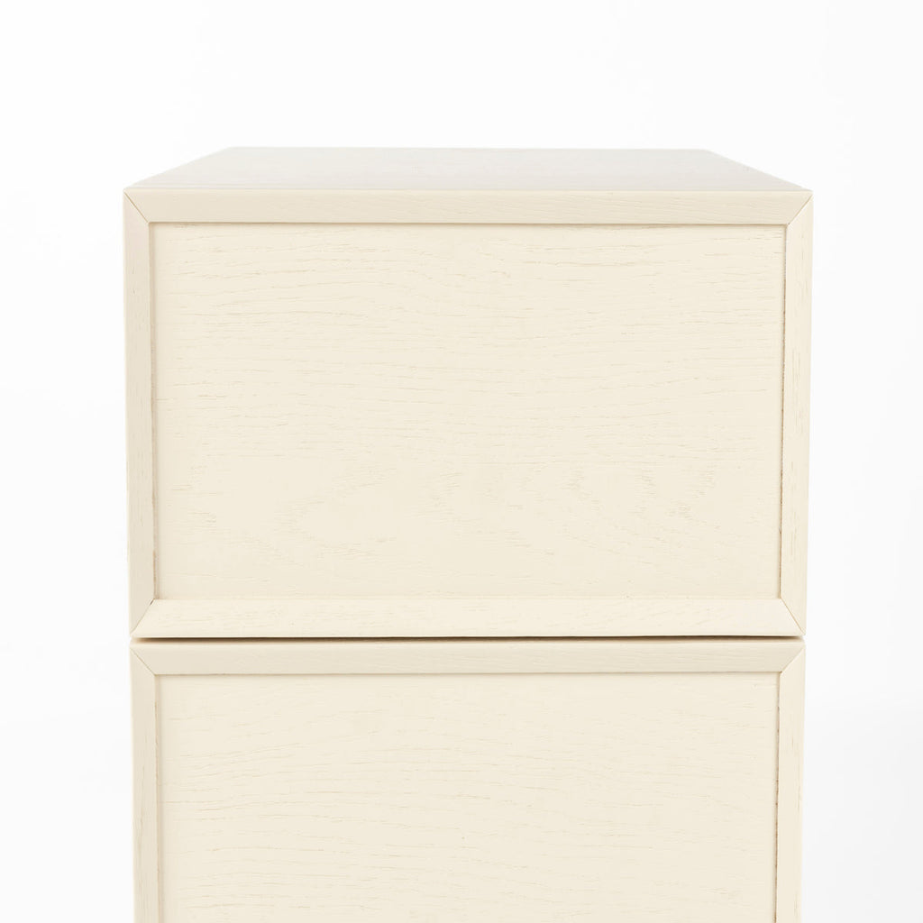 June Side Table / Bedside Table - Beige