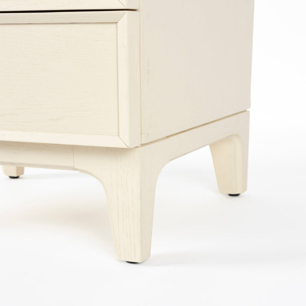 June Side Table / Bedside Table - Beige