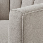 Lily Swivel Chair - Oatmeal Twill