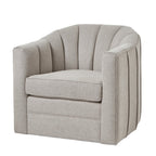Lily Swivel Chair - Oatmeal Twill