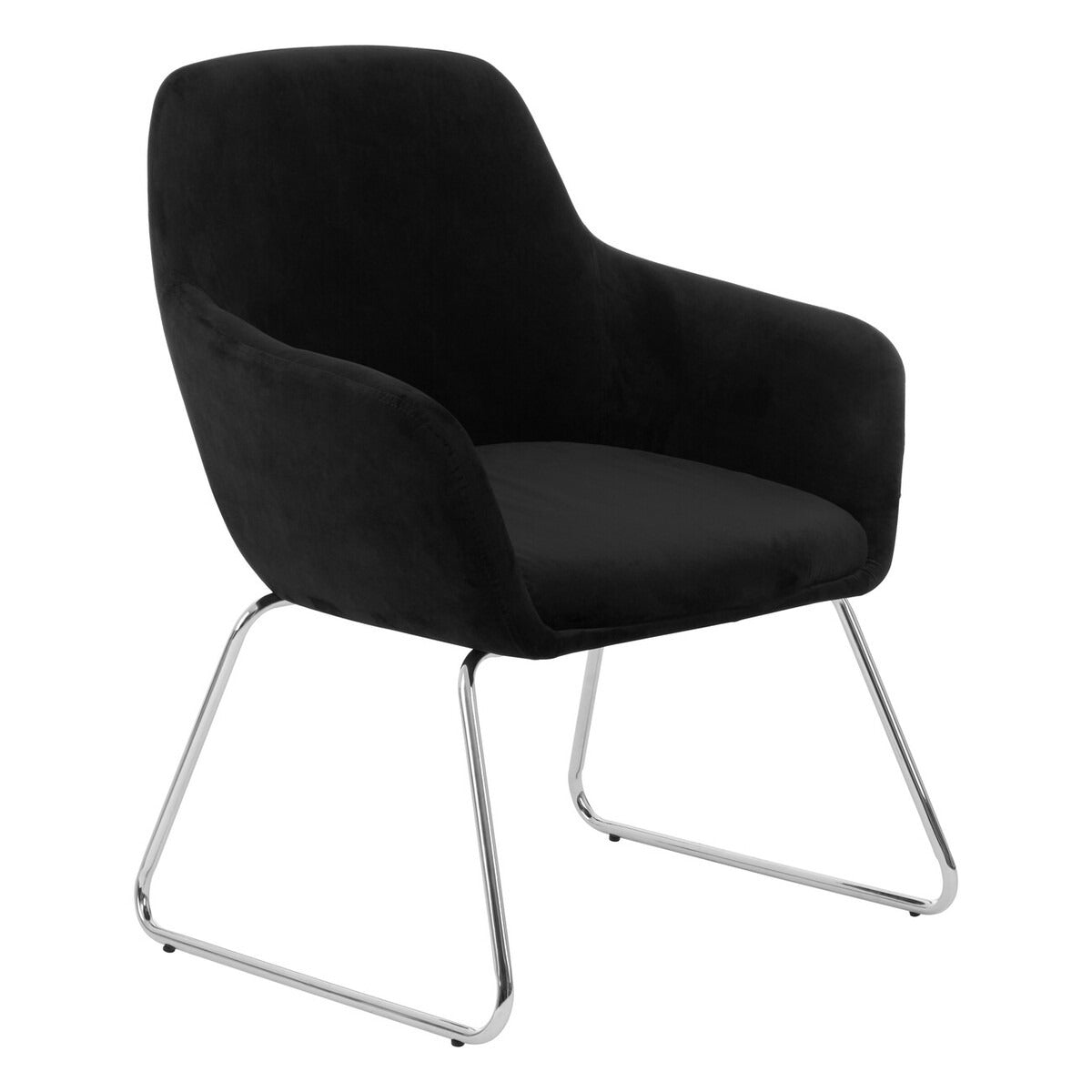 Stockholm Fabric Chair - Black