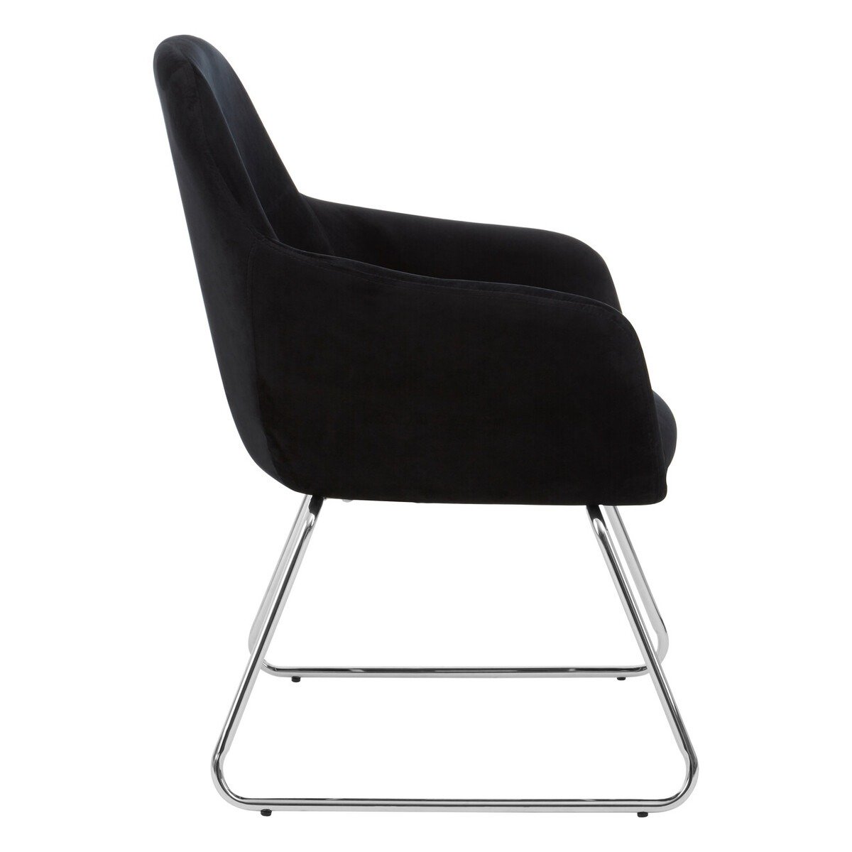 Stockholm Fabric Chair - Black