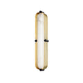 Tribeca Wall Light - Aged Brass & White