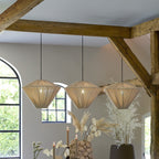 Felida 3 Light Pendant Light - Cream