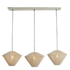 Felida 3 Light Pendant Light - Cream