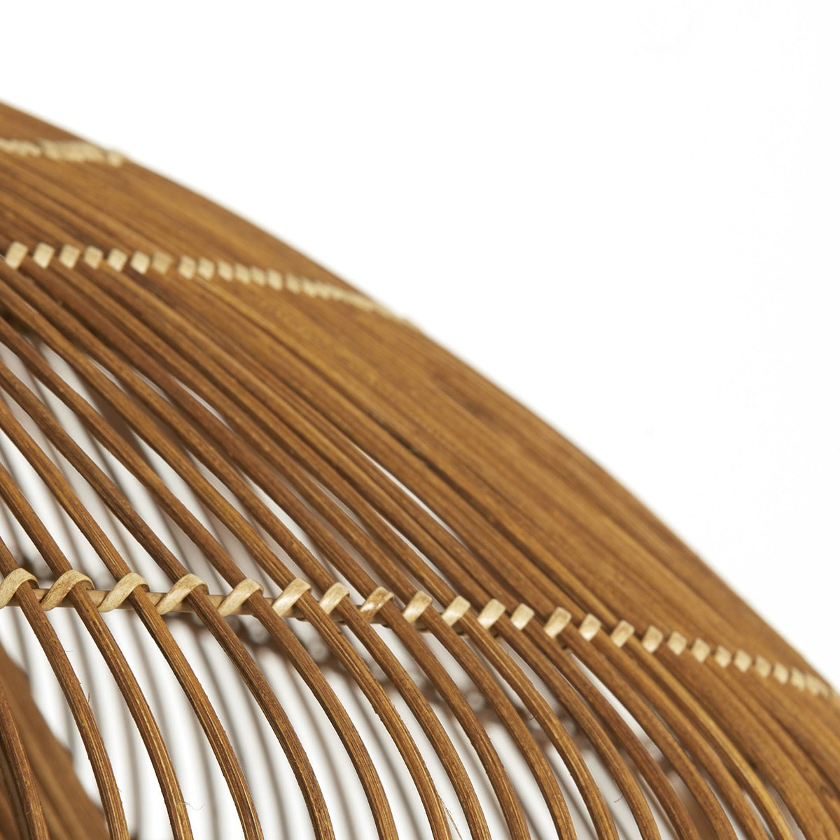 Janzur Rattan Pendant Light - Dark Brown