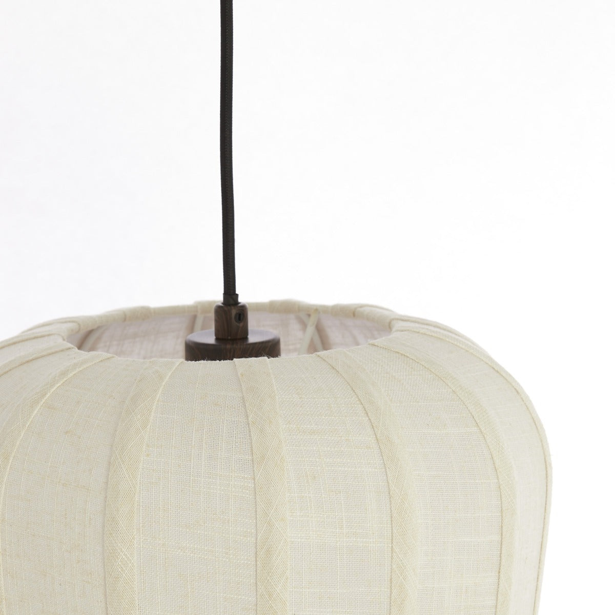 Bibury 3 Light Wooden Pendant Light - White