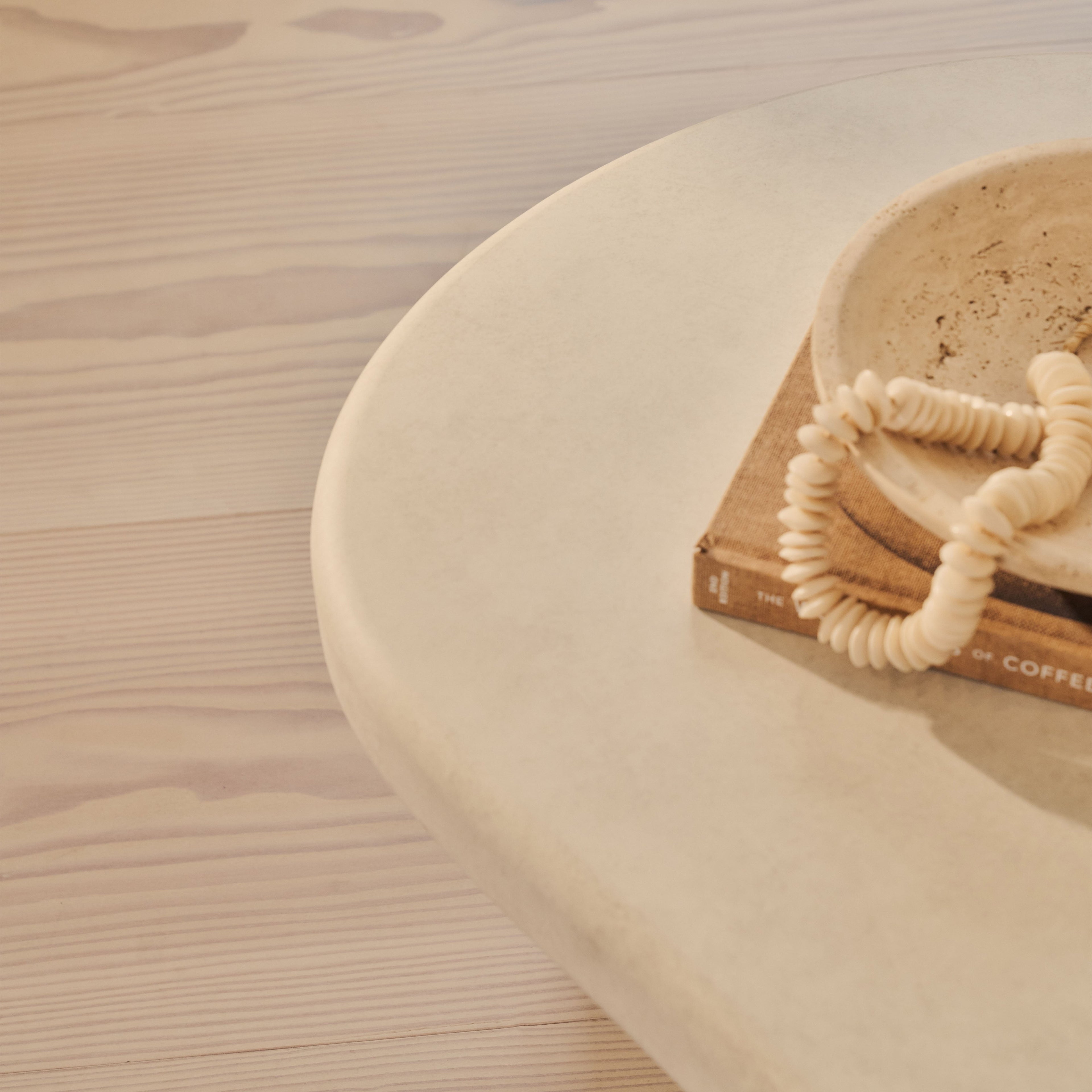 Savanna - Concrete Irregular Wooden Coffee Table