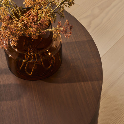 Magna - Dark Wood Wave Coffee Table