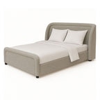Calais King Size Bed - Colmer Silver Grain