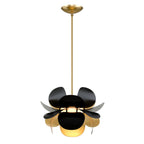 Ginger Pendant Light - Gold Leaf & Black