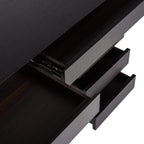 Connar 5 Drawer Desk - Charcoal