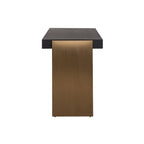 Connar 5 Drawer Desk - Charcoal