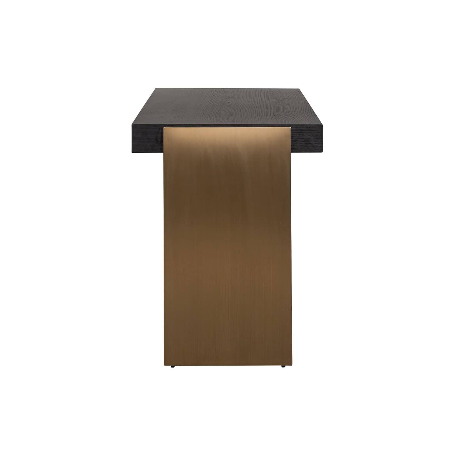 Connar 5 Drawer Desk - Charcoal