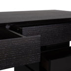 Connar 5 Drawer Desk - Charcoal
